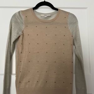 Loft Beaded Sweater